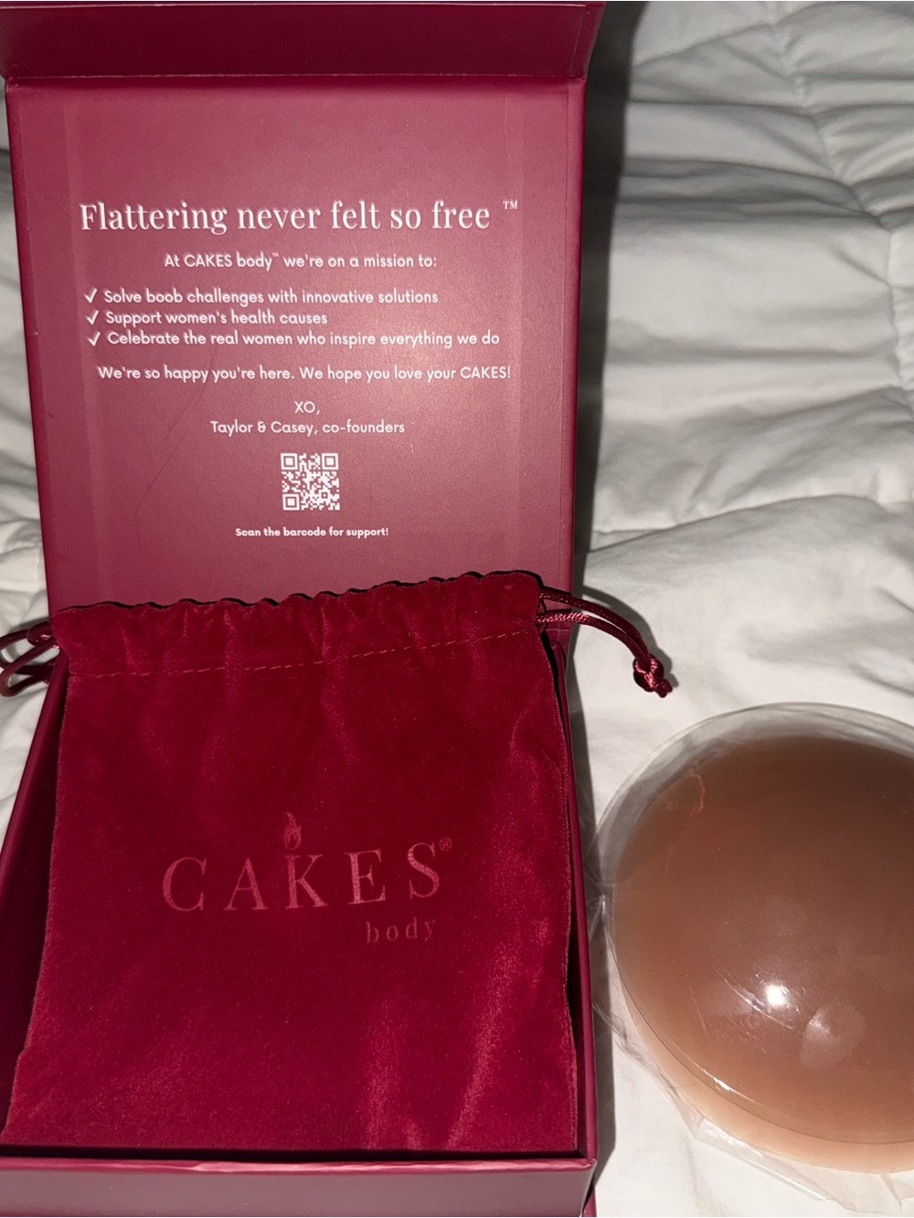 CAKES Body Adhesive Bandeau - Red